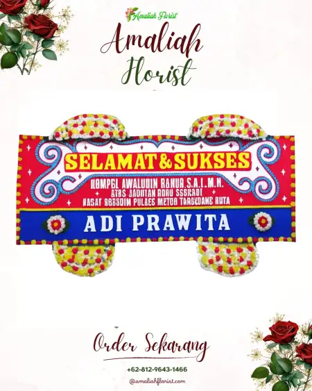 Papan Bunga Ucapan Selamat Kutalimbaru